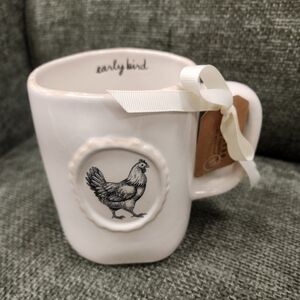 Rae Dunn "Early Bird" Rooster Mug